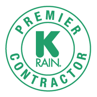 K-Rain Premier Contractor certification badge