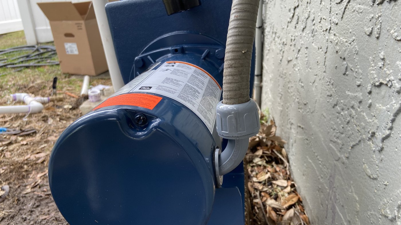 Water Oak Irrigation technician replacing a well pump in Westchase, FL
