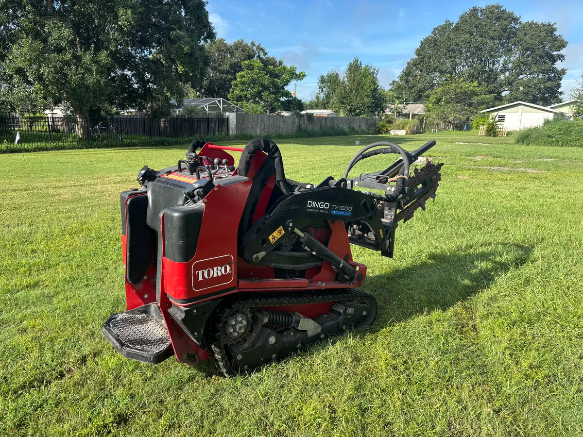Water Oak Irrigation equipment on a job site in Carrollwood, Florida